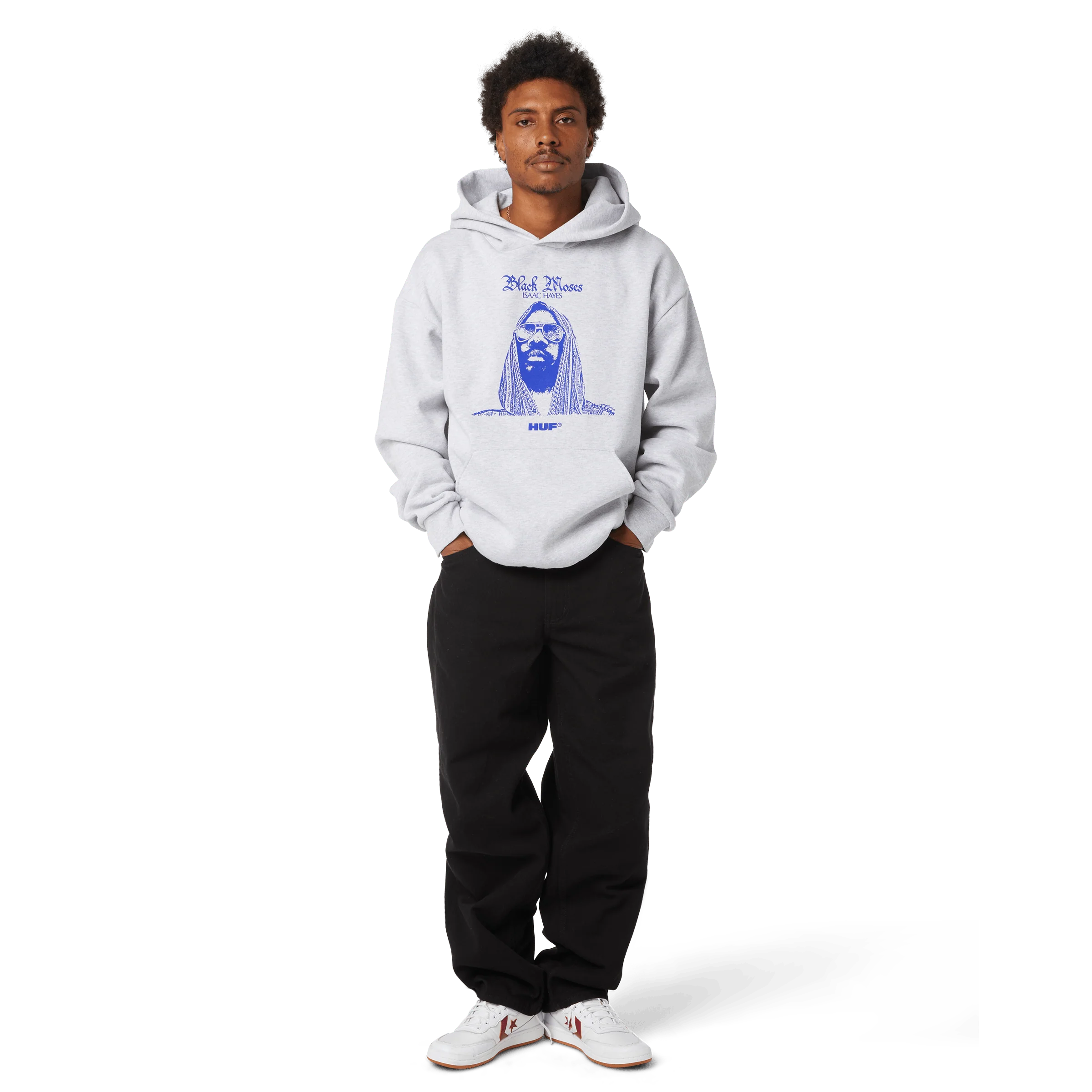 Black Moses Heavyweight Pullover Hoodie - Image 7
