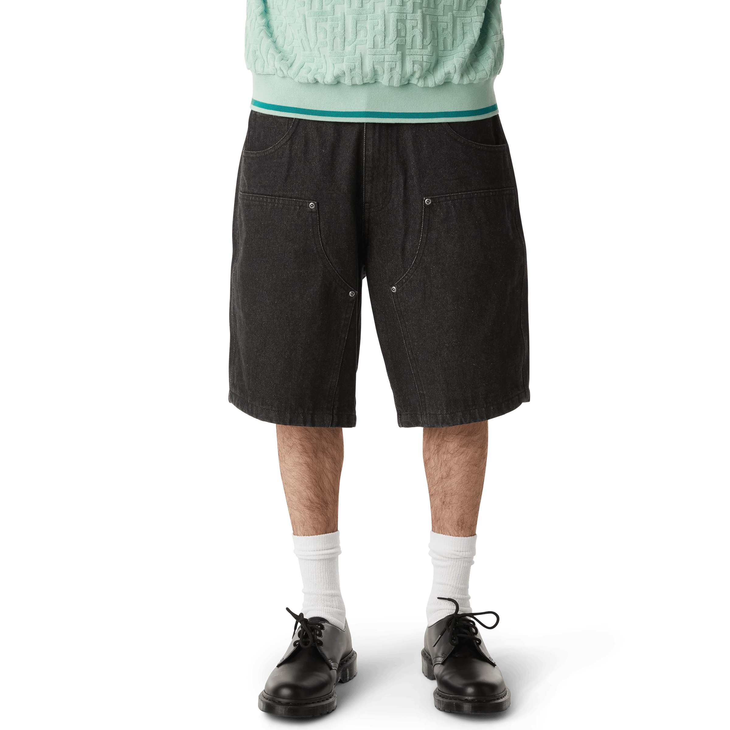 Classic H Double Knee Denim Short - Image 6