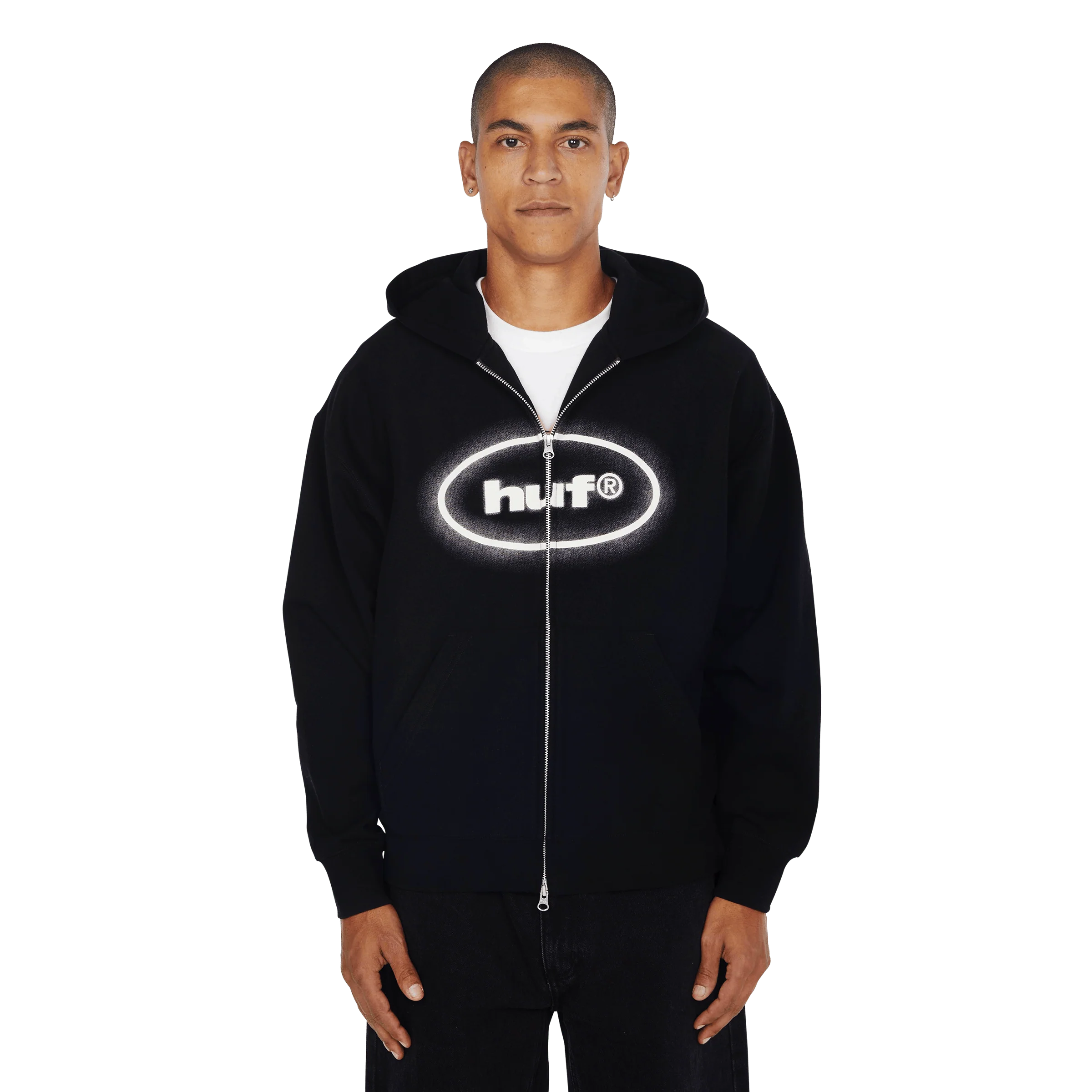 Disney | HUF Mickey Spray Full-Zip Hoodie - Image 6