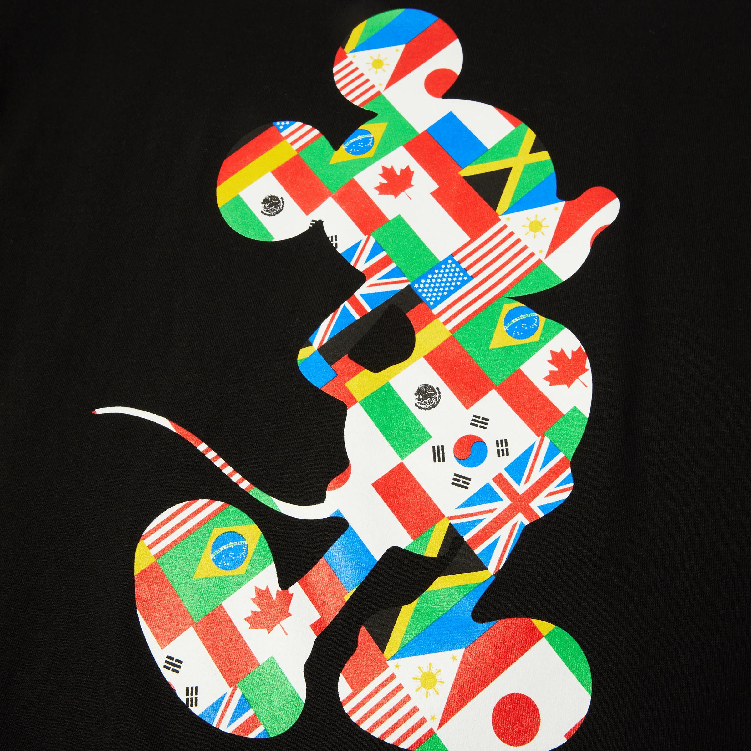 Disney | HUF Mickey World Tour Silhouette T-Shirt - Image 4