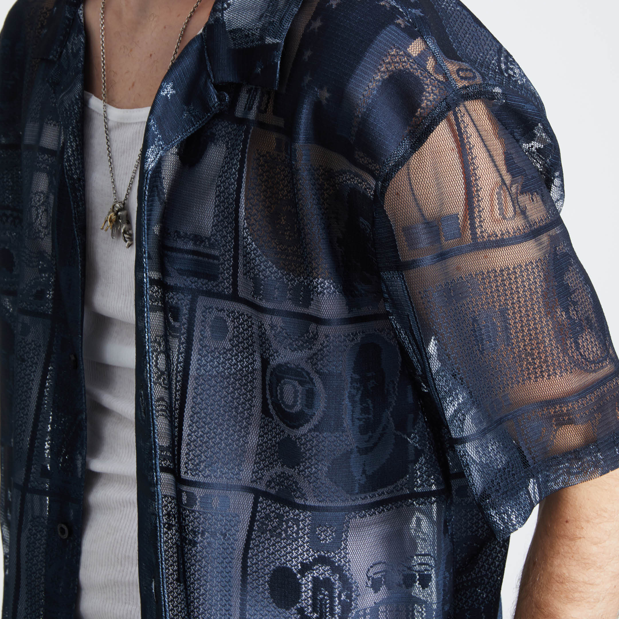 Global Currency Lace Shirt - Image 10