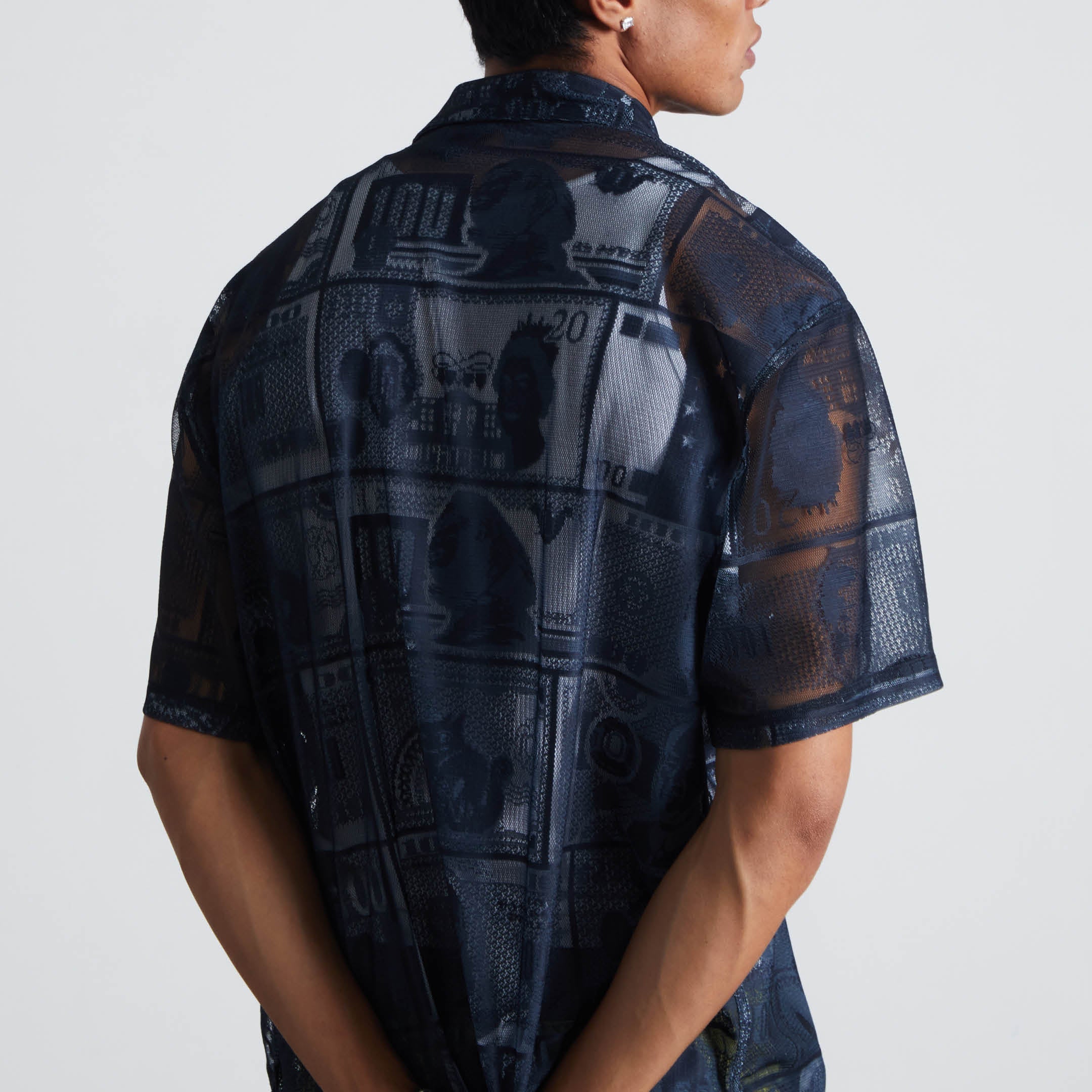 Global Currency Lace Shirt - Image 9