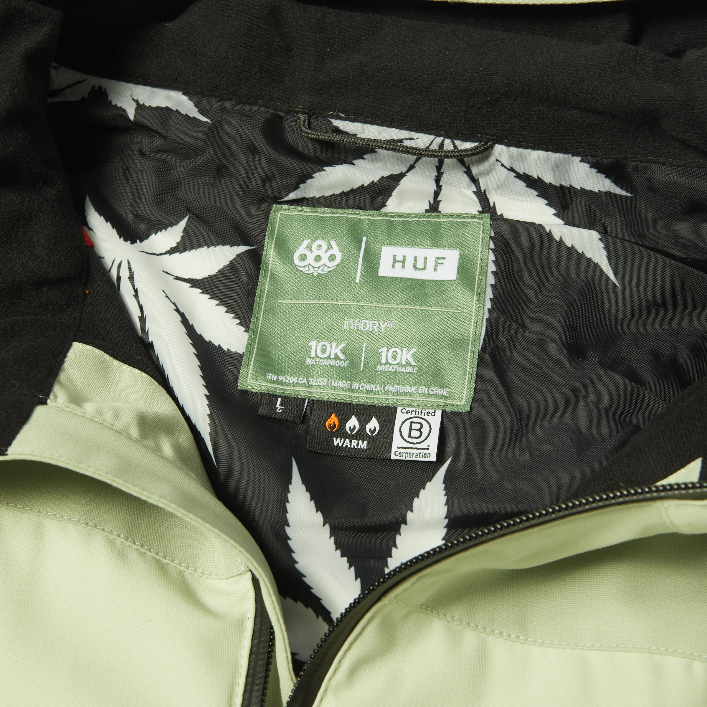 HUF x 686 Double H Shell Jacket - Image 4