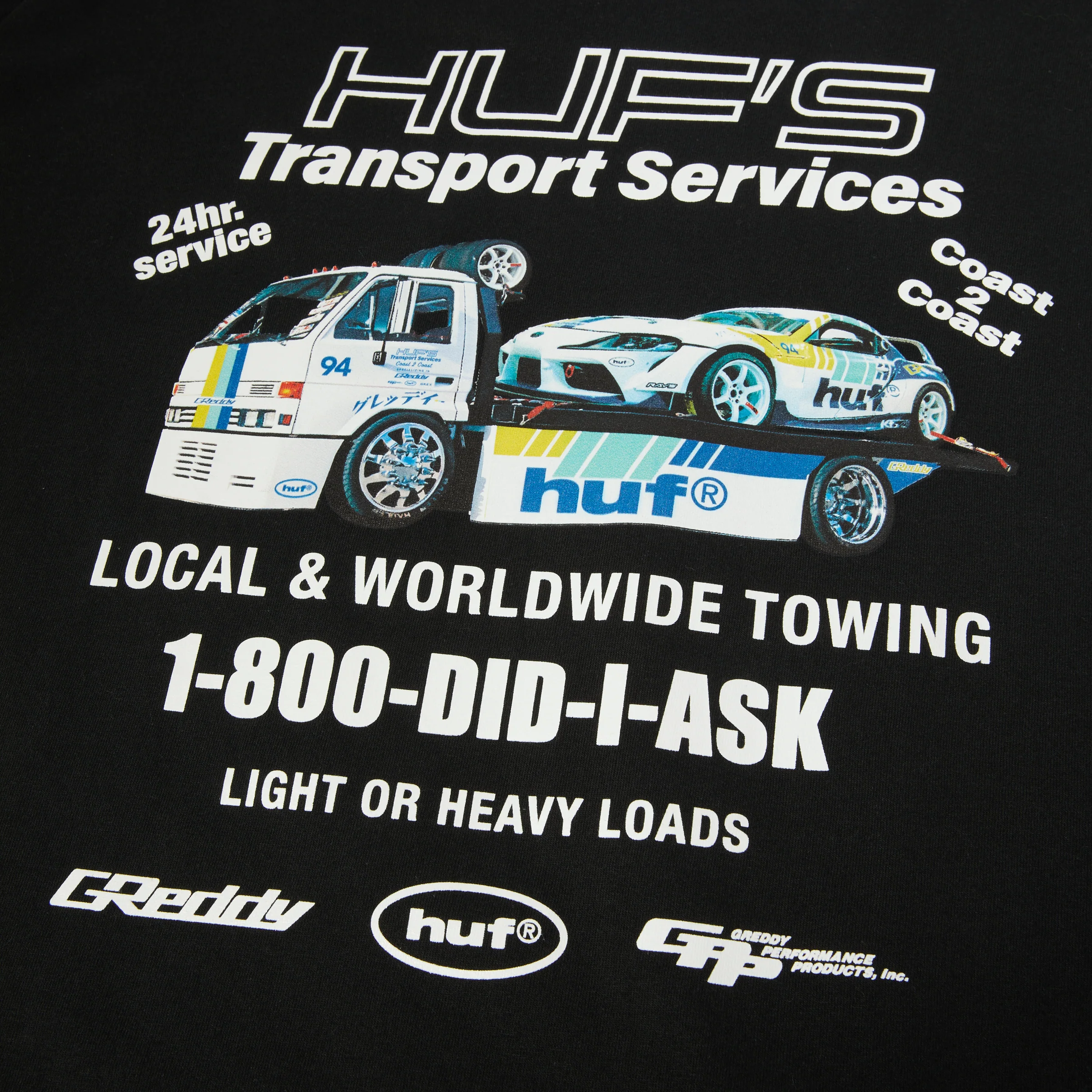 HUF x GReddy Tow T-Shirt - Image 4