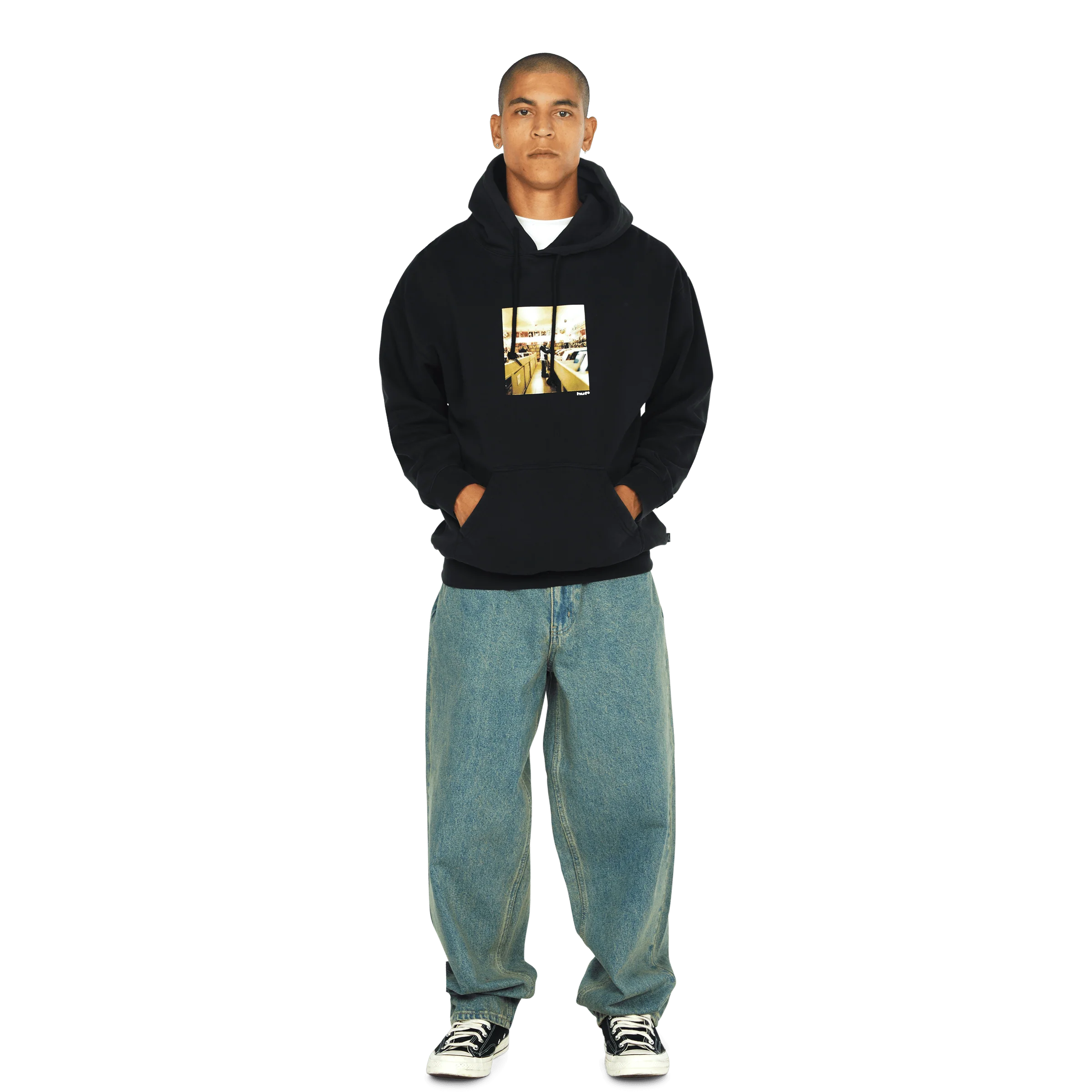 HUF x J Dilla Diggin Po Washed Hoodie - Image 8