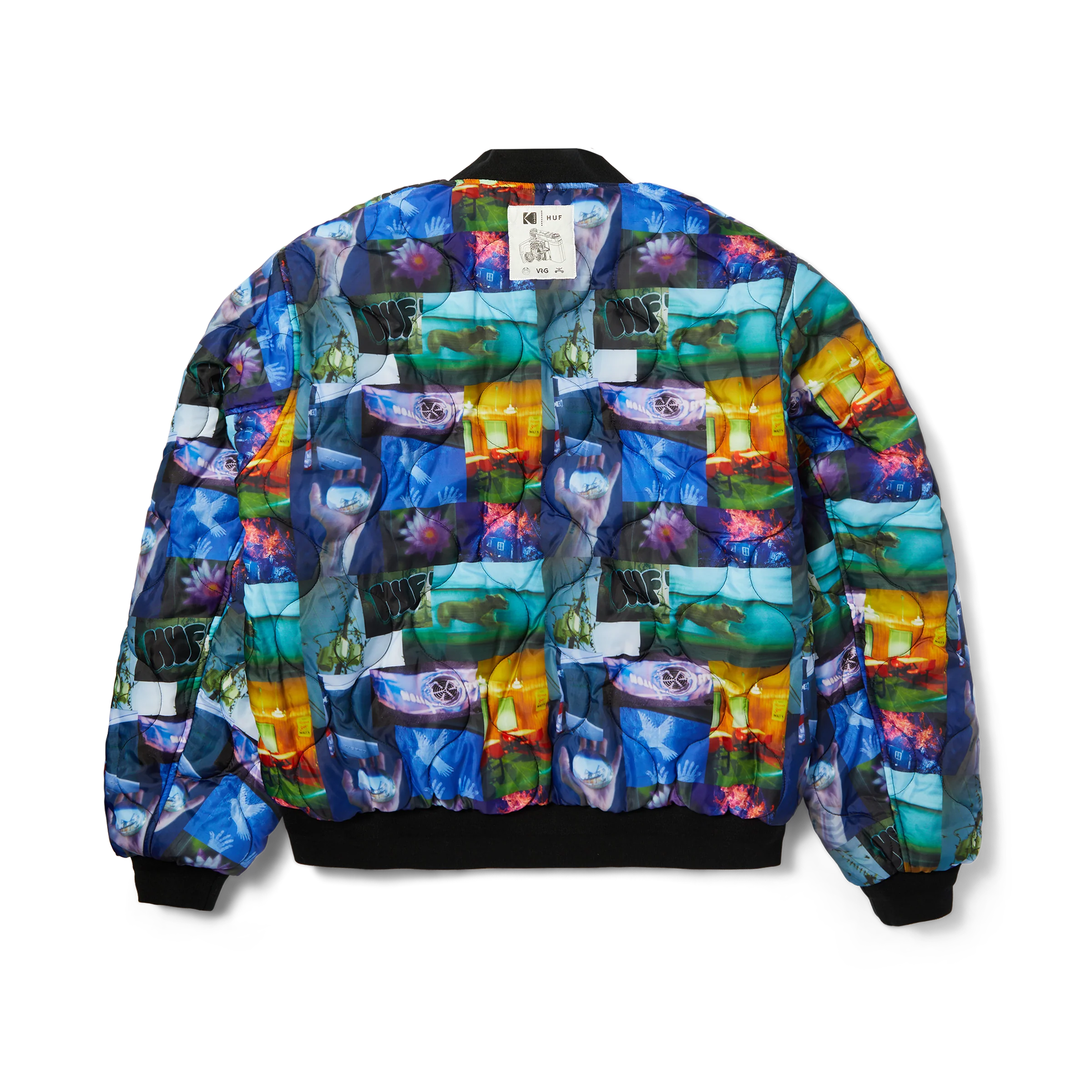 HUF x Kodak Collage Bomber Jacket - Image 5