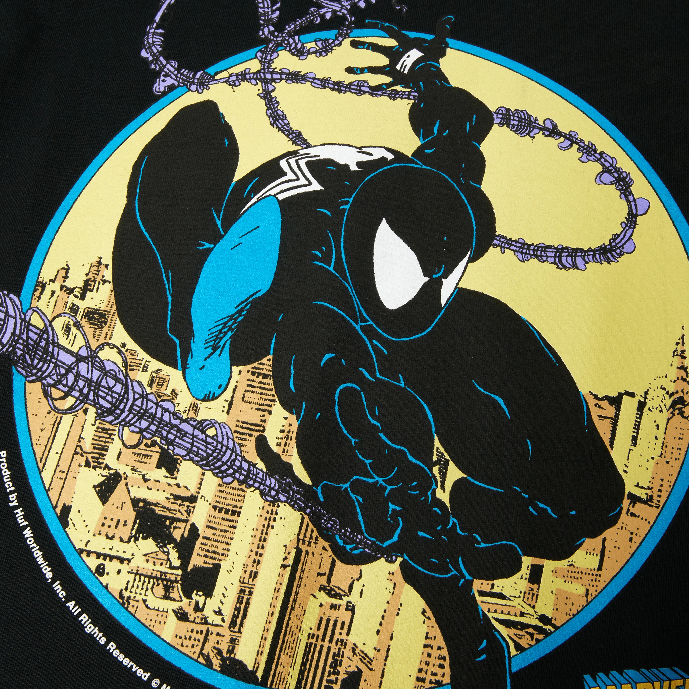 HUF x Marvel Spider-Man Three Hundred T-Shirt - Image 3