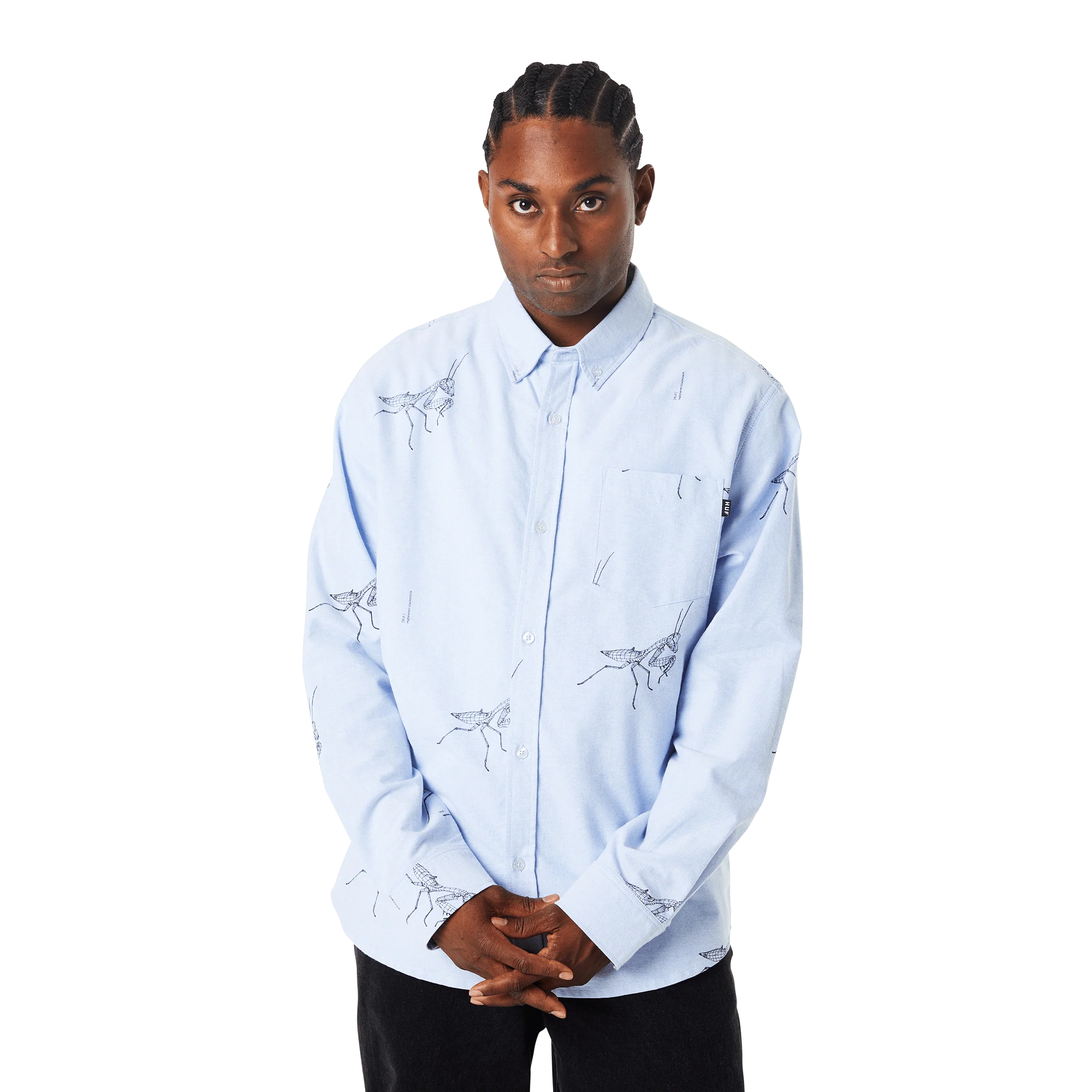 Mantis Long Sleeve T-Shirt Oxford Shirt - Image 5