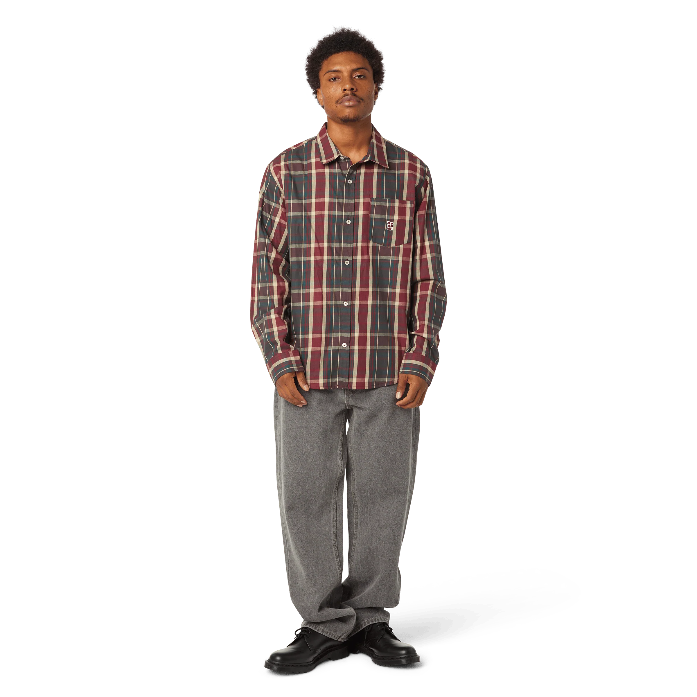 Megablast Plaid Long Sleeve T-Shirt Shirt - Image 4