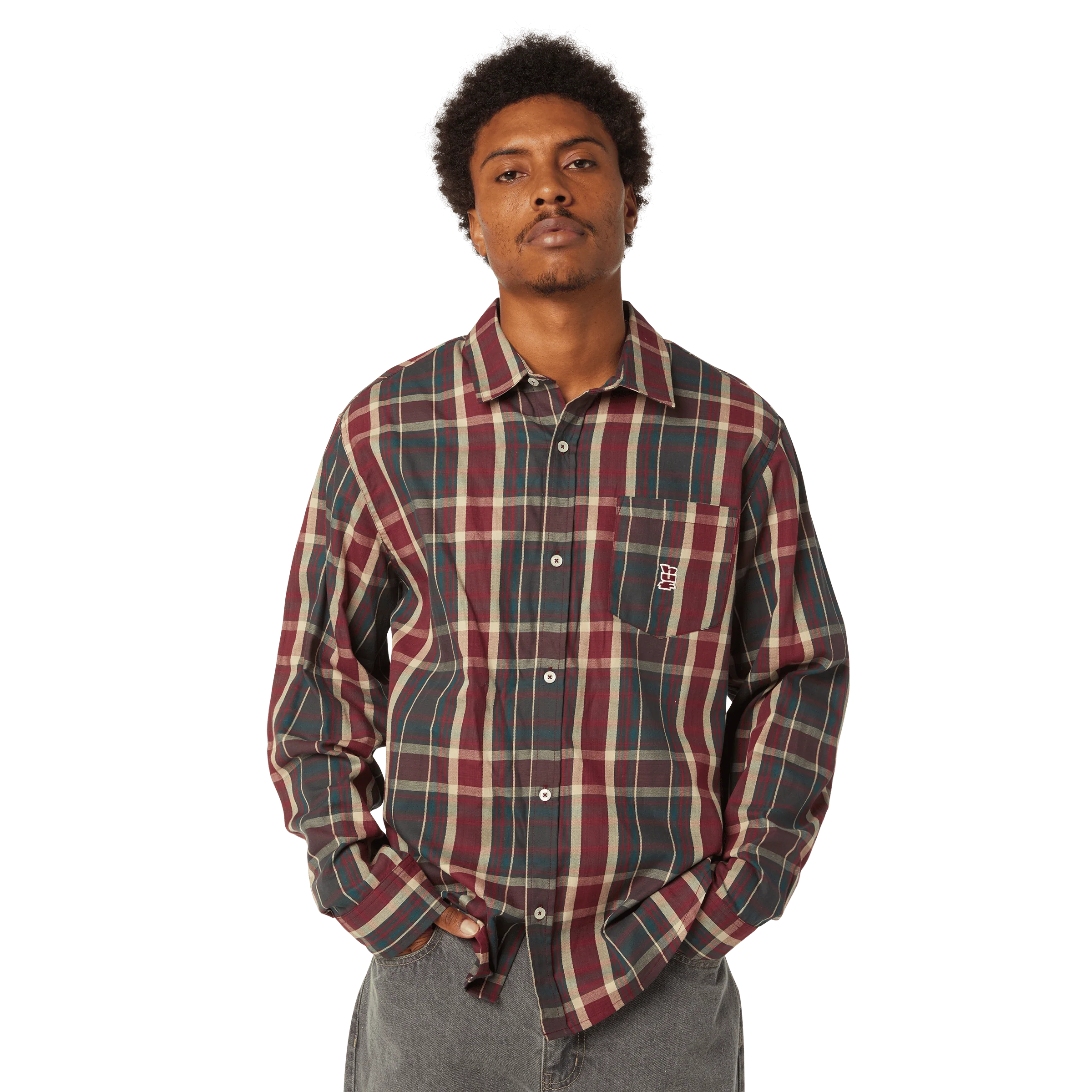 Megablast Plaid Long Sleeve T-Shirt Shirt - Image 5