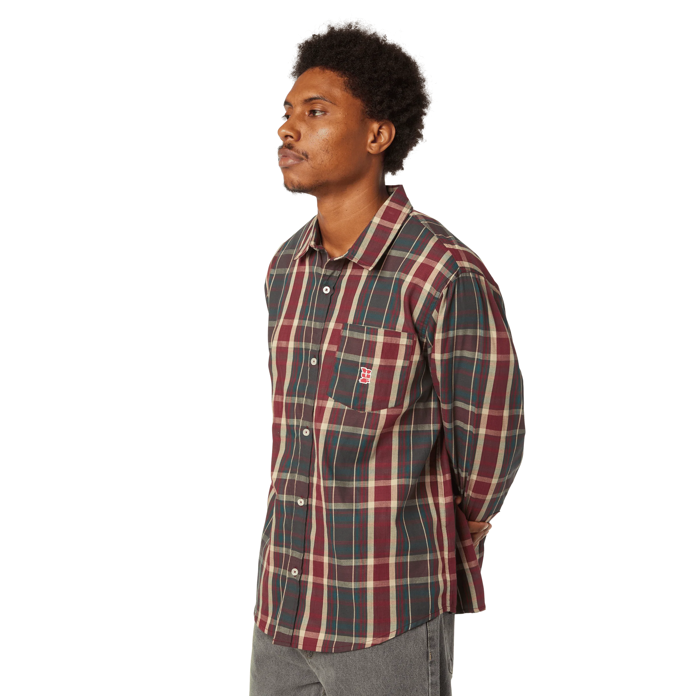 Megablast Plaid Long Sleeve T-Shirt Shirt - Image 6