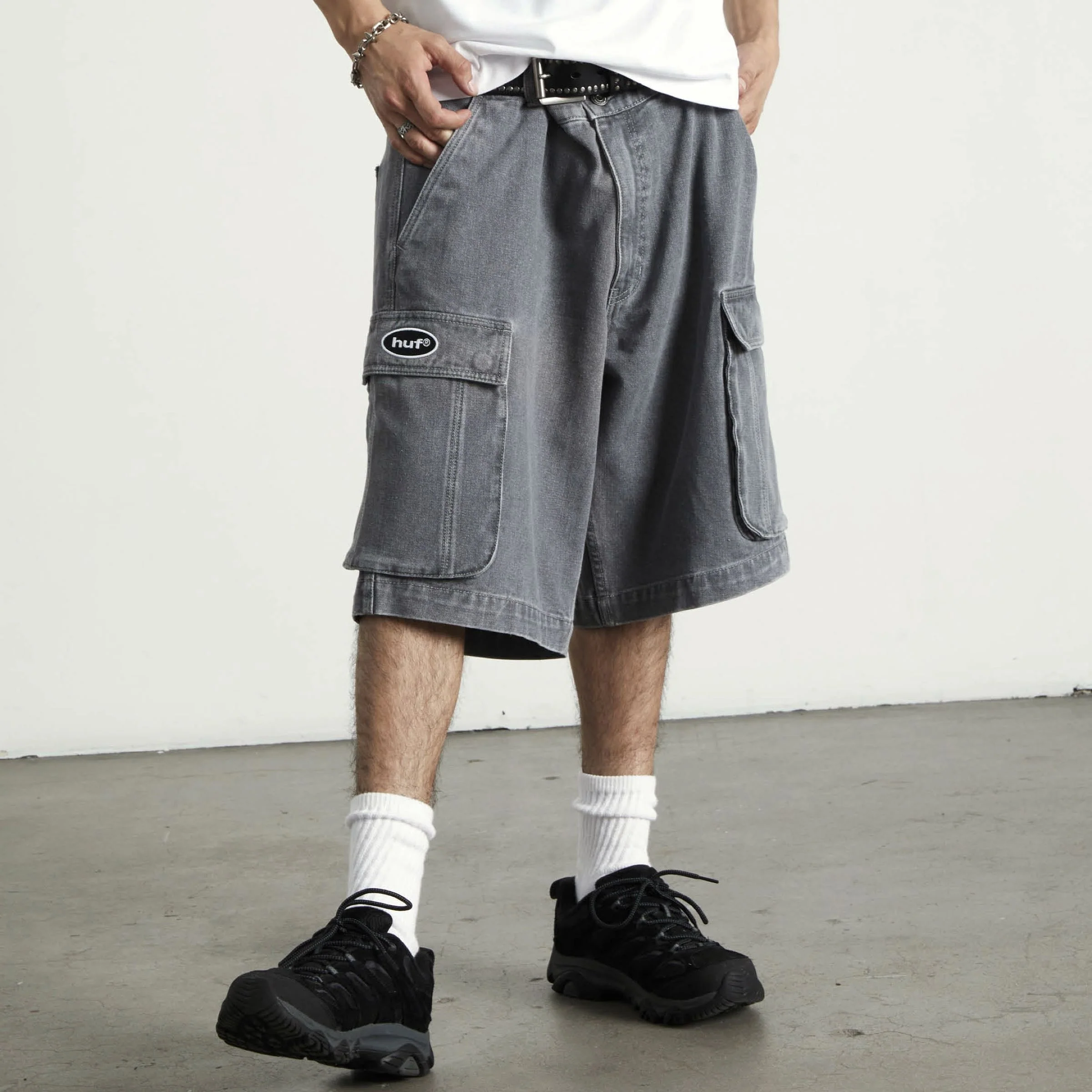 Oval Denim Cargo Short - Image 8
