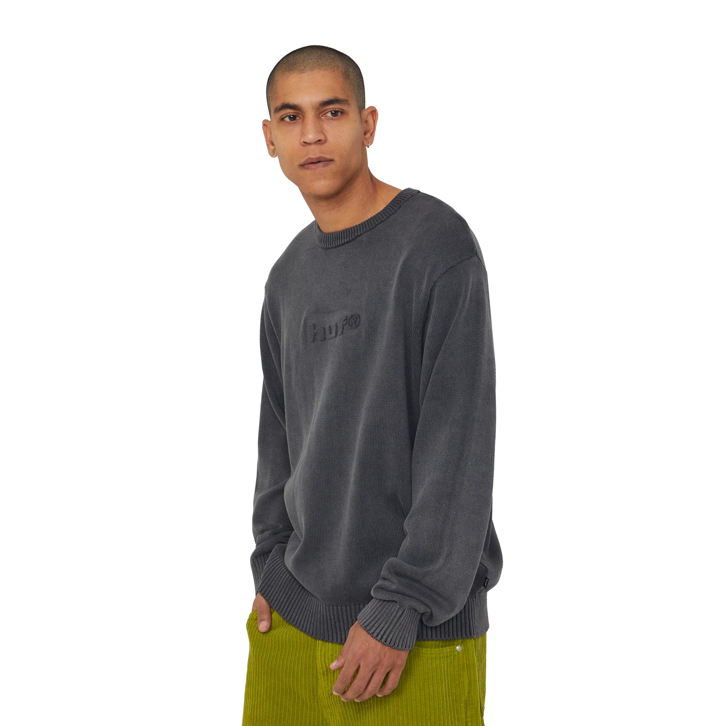 Pacific Wash Embossed Crewneck Sweater - Image 7