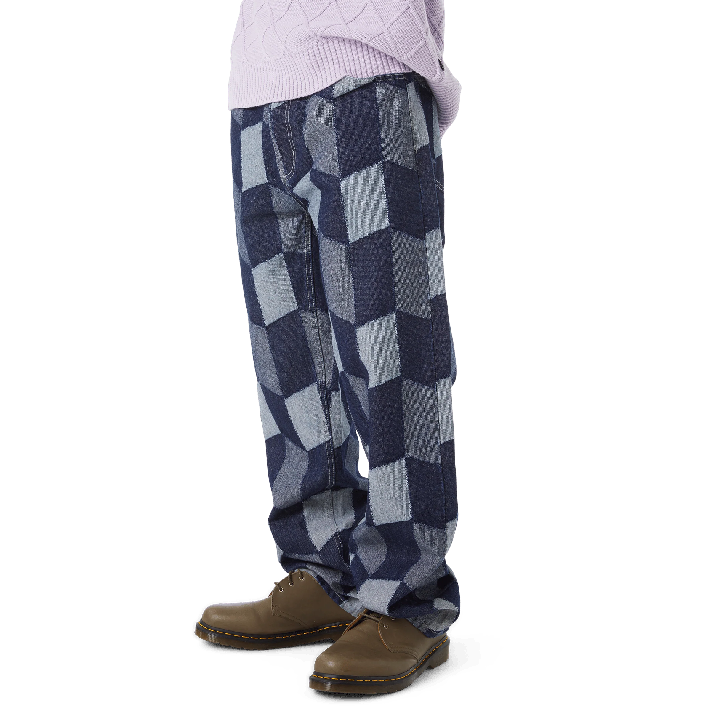 Patchwork Denim Pant - Image 5