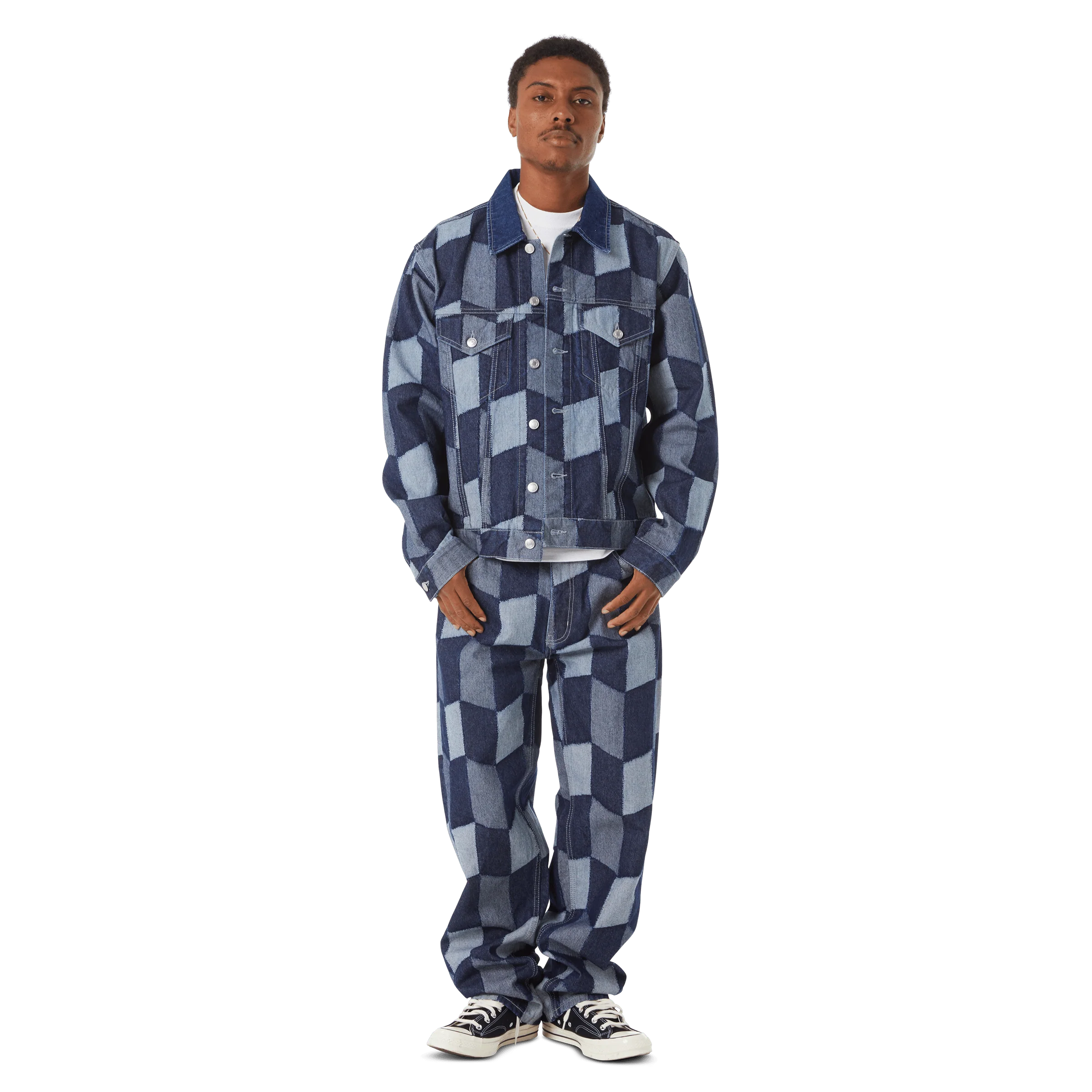 Patchwork Denim Pant - Image 6