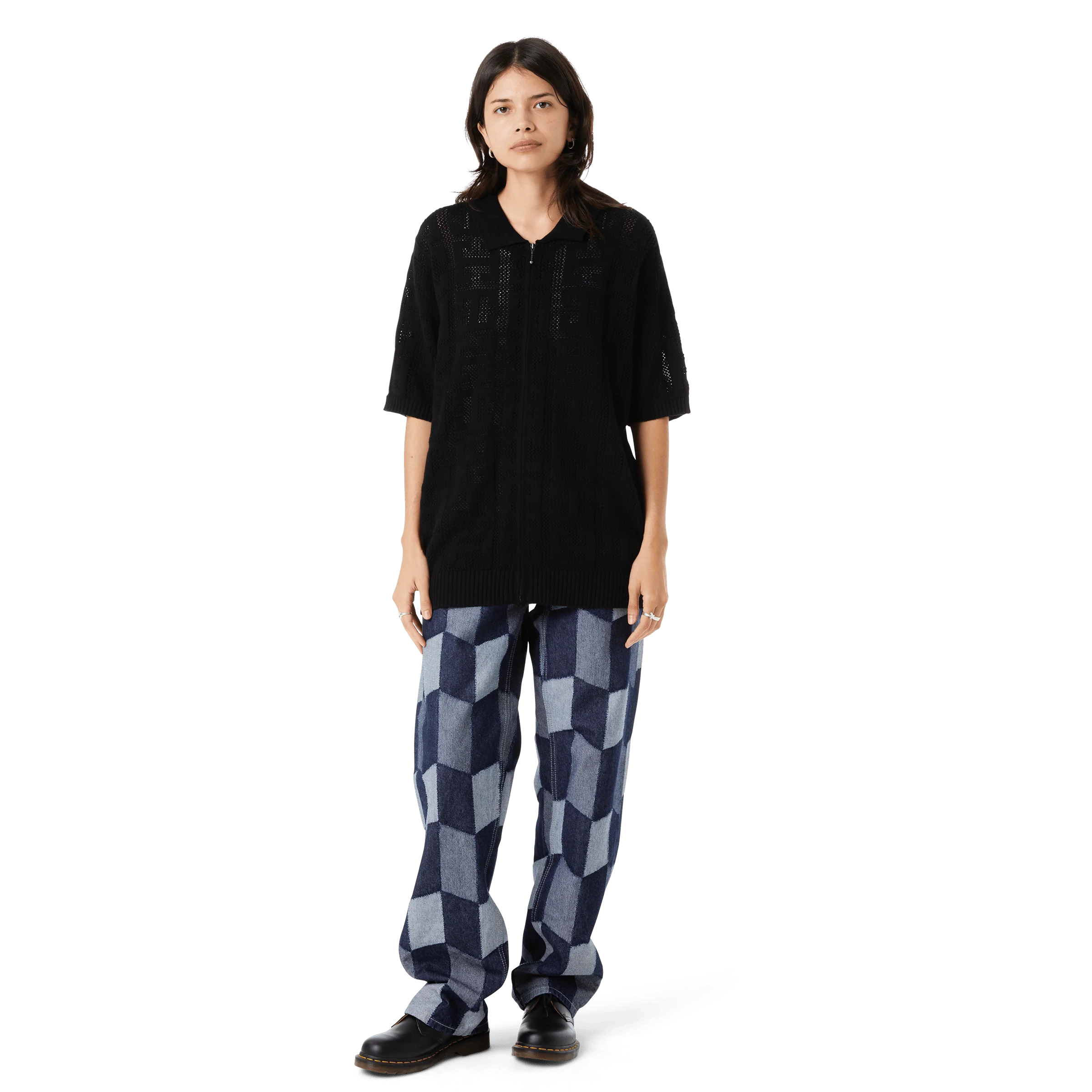 Patchwork Denim Pant - Image 7