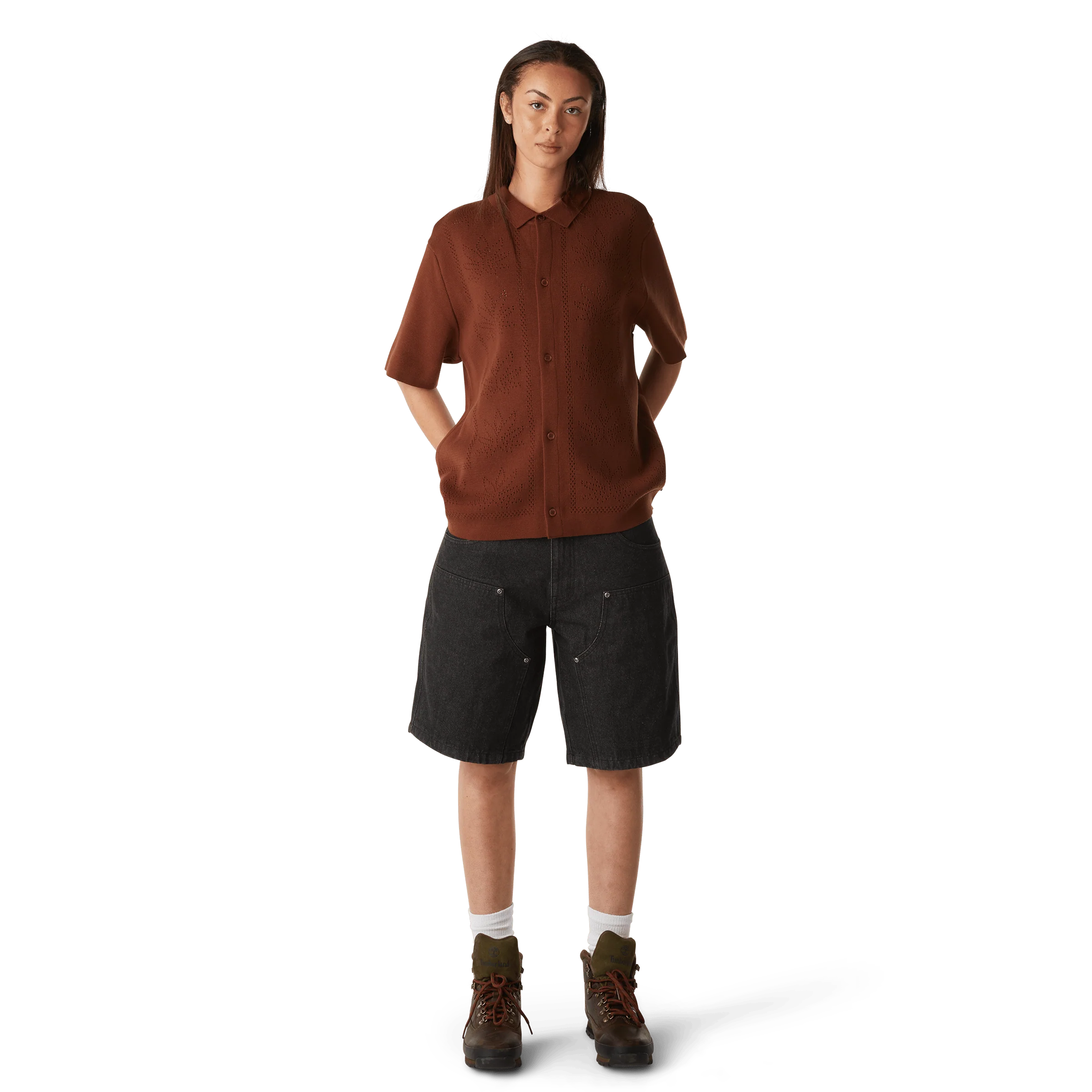 Plantlife Perforated Knit Top - Image 14