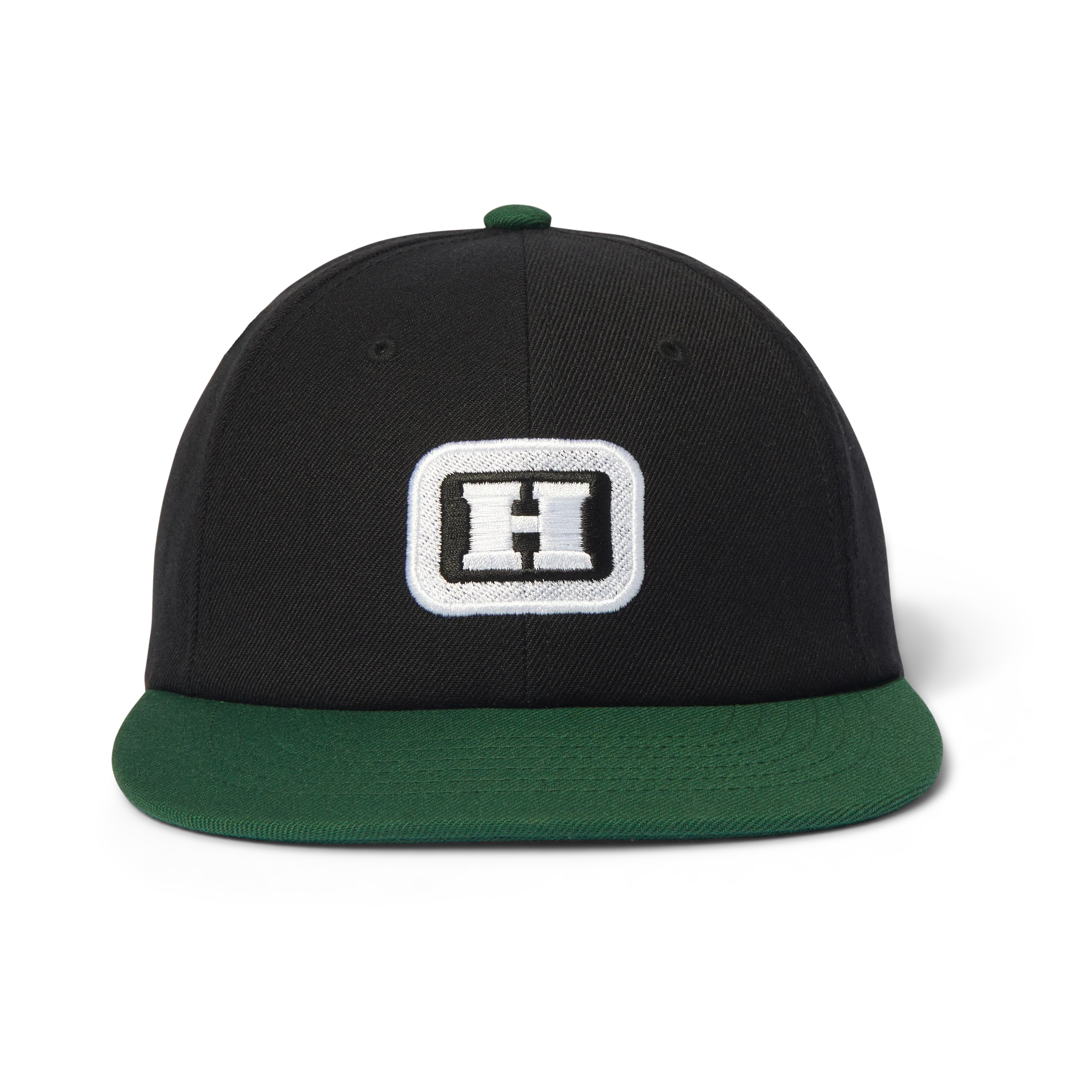 Serif H 6-Panel Snapback Hat - Image 2
