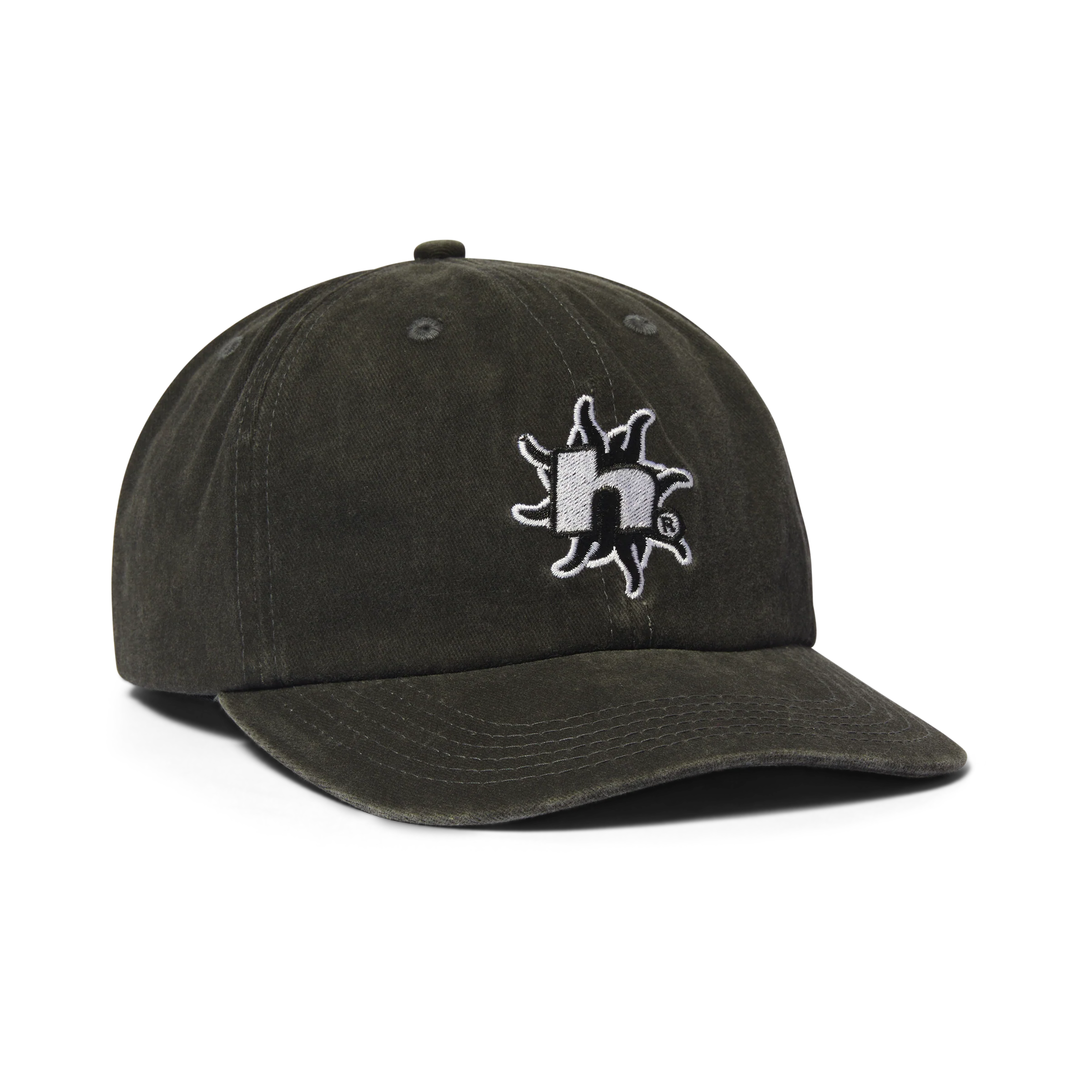 Sol Denim 6-Panel Curved-Visor Washed Hat - Image 4