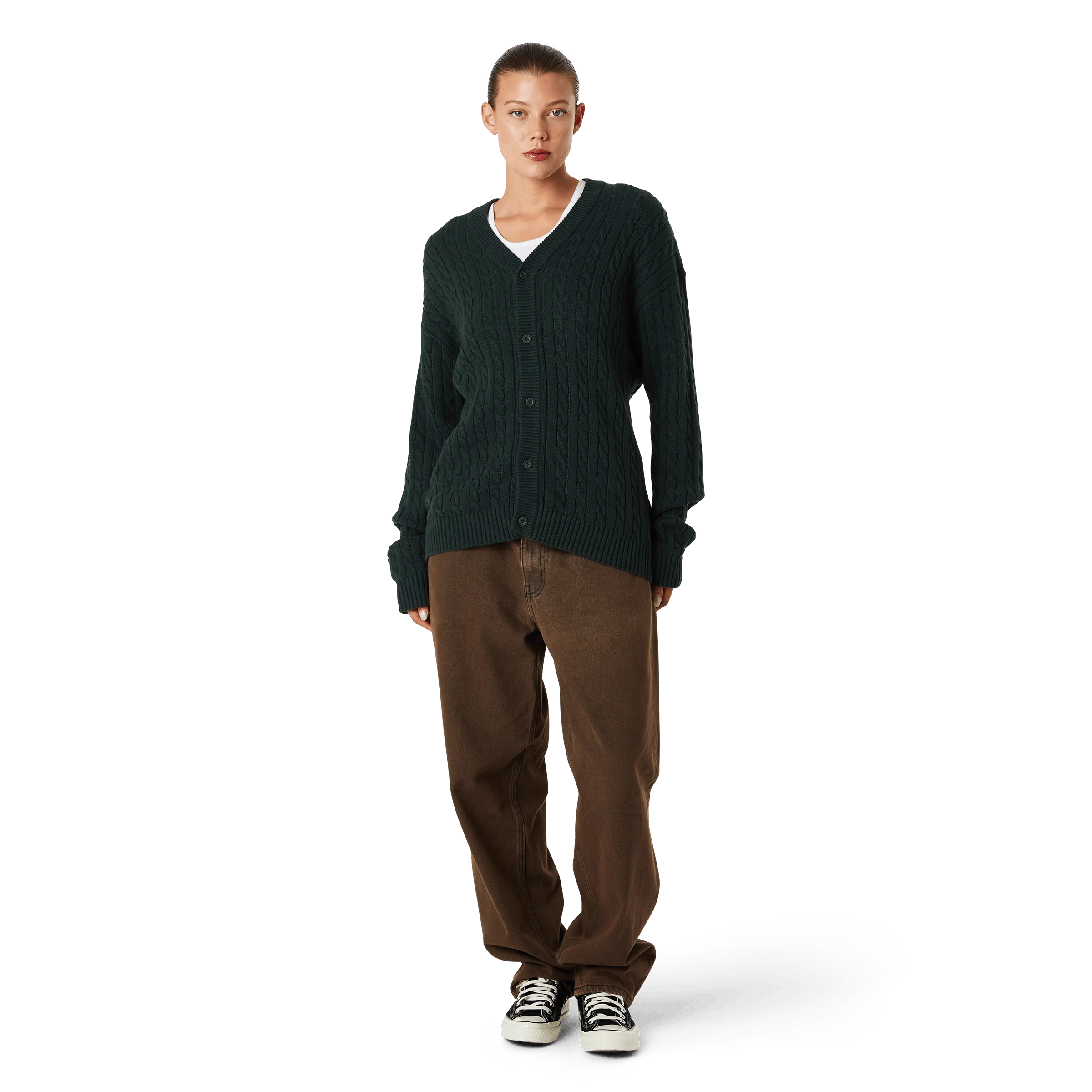 Triple Triangle Jacquard Cardigan - Image 7